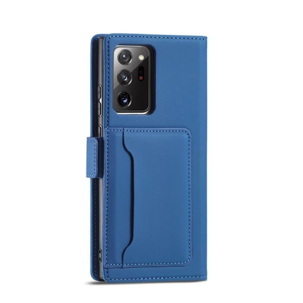 Galaxy S22 Ultra Wallet Case -magneettiteline - sininen