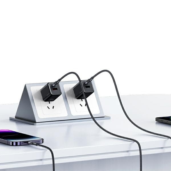 USAMS Kabel USB-C til Lightning 30W 1.2m (US-SJ729) - Sort