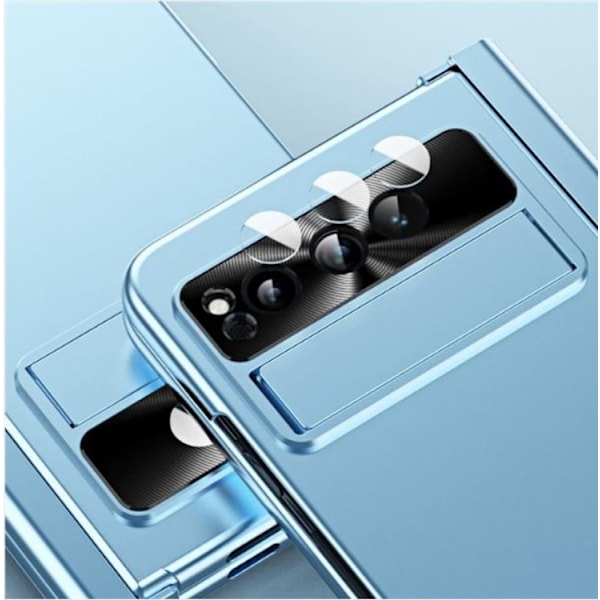 Google Pixel Fold Mobilskal Electroplating Kickstand - Silver