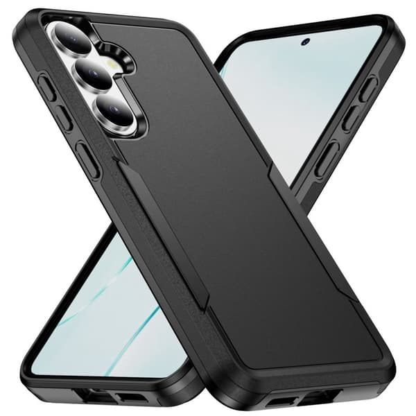 Mobilskal för Samsung Galaxy S26 Plus PC + TPU Militärklass - Svart