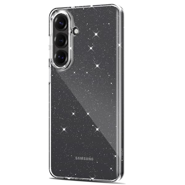 Tech-Protect Mobilskal För Galaxy S26 Plus Flexair - Glitter Transparent