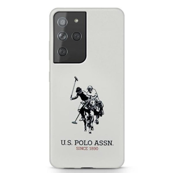 US Polo Silikone Logo Cover Galaxy S21 Ultra - Hvid White