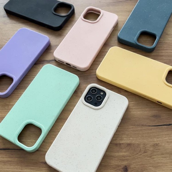 iPhone 14 Plus Shell Eco Silikone Nedbrydelig - Mintgrøn