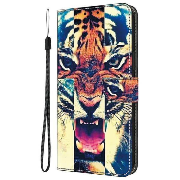 Plånboksfodral för Samsung Galaxy S26 Konstläder Mönster - Tiger