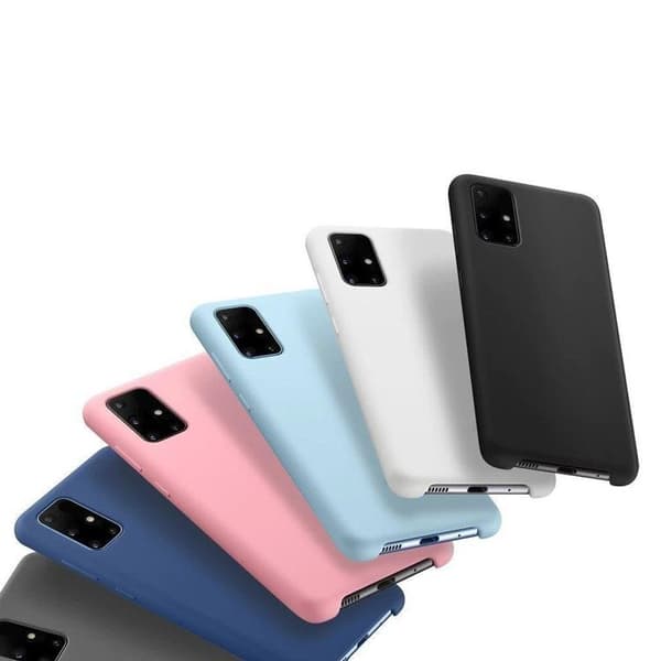 Galaxy A03s Cover Silicone Rubber - Rød Röd