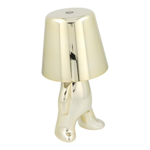 Sengebordlampe GOLD MAN Stående (model 8) MLTL Guld