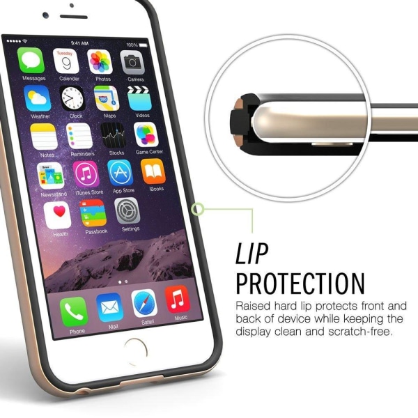 Caseology Bumper Frame Skal till Apple iPhone 6(S) Plus - Guld Gul