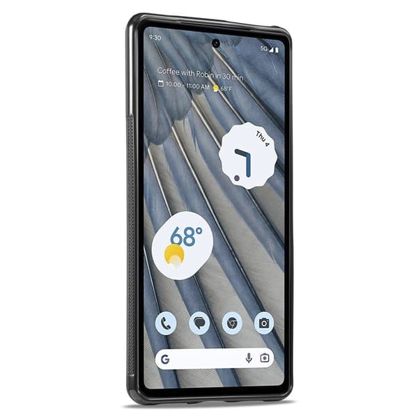 LC.IMEEKE Fodral för Google Pixel 7 5G - KonstLäder - Svart