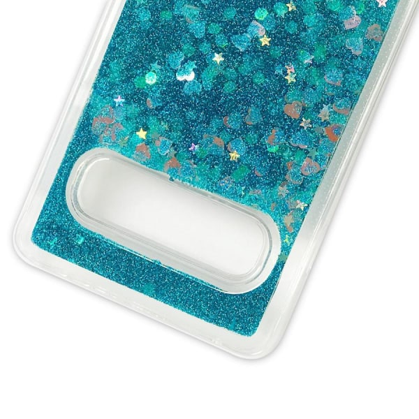 Glitter Cover til Samsung Galaxy S10 Plus - Blå Blue