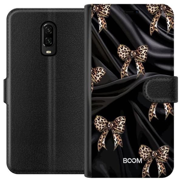 OnePlus 6T Pung Taske med Leopard Sløjfe