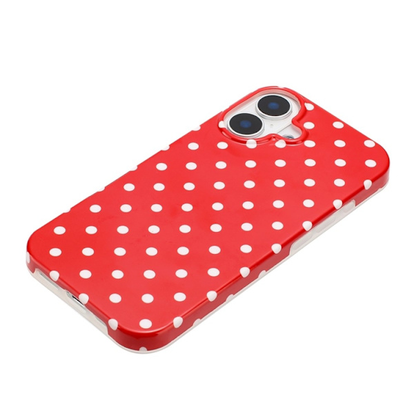 Mobilskal till iPhone 17 Dot Design Imd Tpu Röd