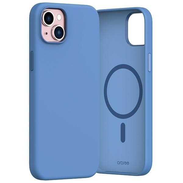 Araree Mobilskal till iPhone 14 Plus/15 Plus MagSafe Typoskin M Himmelsblå