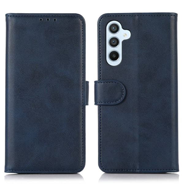 Plånboksfodral för Samsung Galaxy S26 Plus Konstläder med ställ - Blå