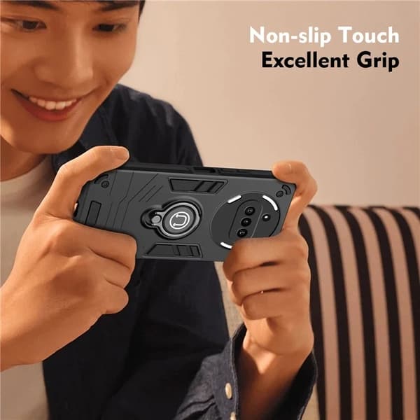 Mobilskal till Nothing Phone (3a) Camshield Kickstand - Svart