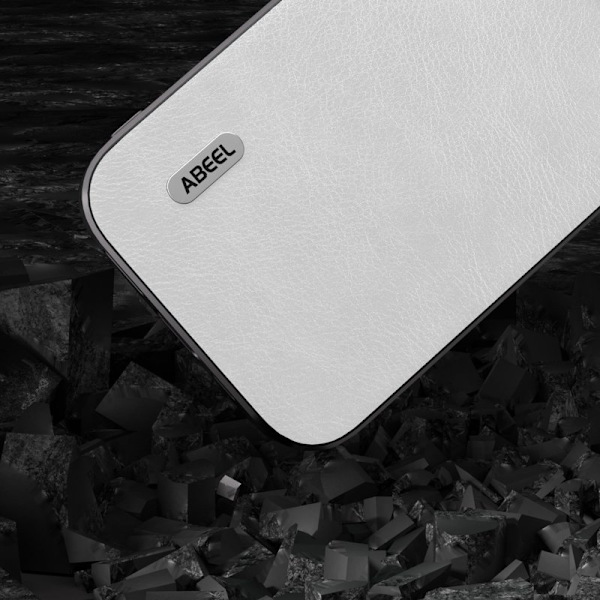 ABEEL Mobilskal till iPhone 14 Pro Max Drop-Proof Litchi Textur Vit