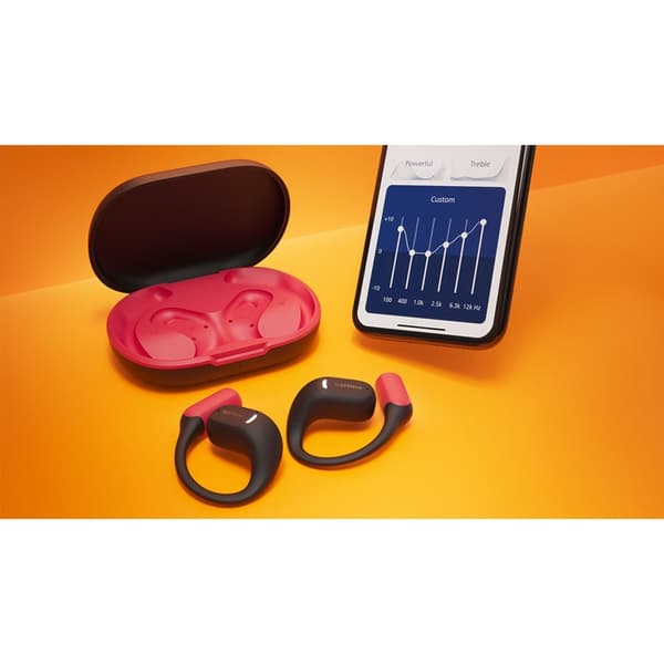 PHILIPS In-Ear Hovedtelefoner Sport IP54 - Sort/Rød Röd