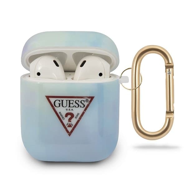 Guess Tie Dye Collection airpod skal - Blå Blue