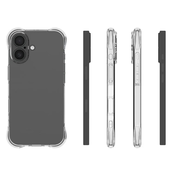 Mobilskal till iPhone 17 TPU Non-Slip - Transparent