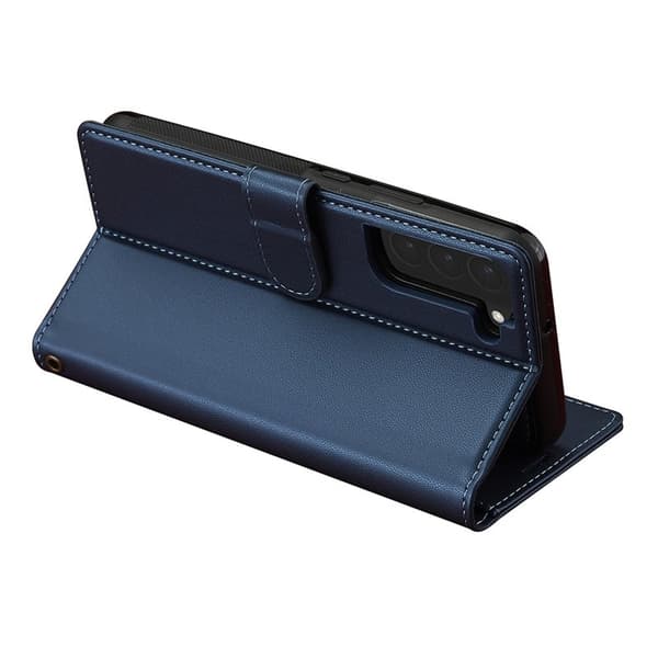 LC.IMEEKE L2 Series Samsung Galaxy S25+/S24+ Plånboksfodral Konstläder - Blå