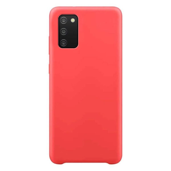 Galaxy A03s Skal Silicone Rubber - Röd