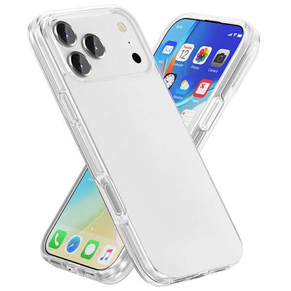 AMORUS Mobilskal till iPhone 17 Pro Shockproof - ClearVit Transparent
