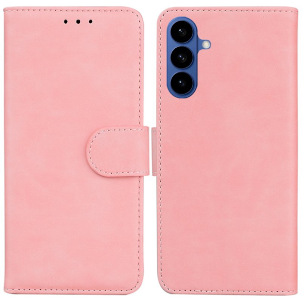 Plånboksfodral för Samsung Galaxy S26 Plus Konstläder - Rosa