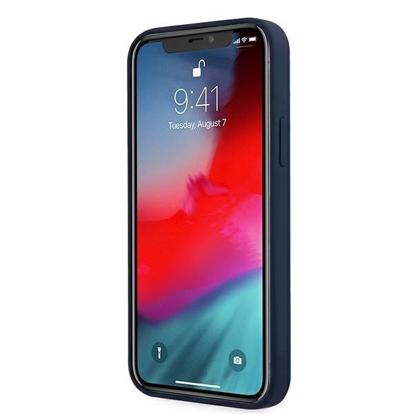 Guess iPhone 12 Pro Max Skal Script Vintage - Blå Blå