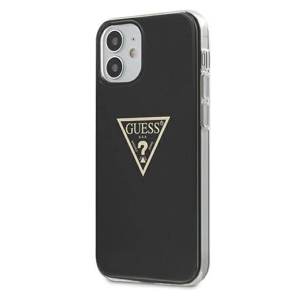 Guess Skal iPhone 12 mini Metallic Collection - Svart Svart
