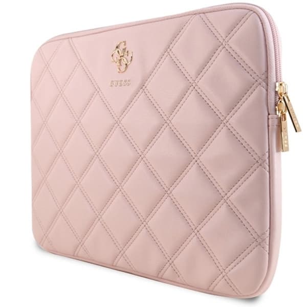 Guess Computertaske 14" Quiltet 4G - Lyserød Rosa