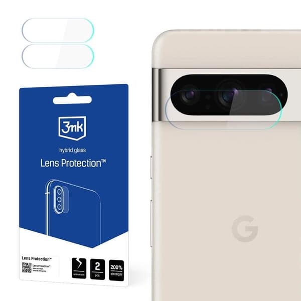3MK Google Pixel 8 Pro  HybridGlass  Kameralinskydd - Transparent Transparent