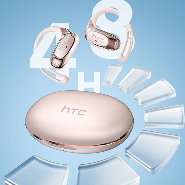 HTC Trådlösa Bluetooth Hörlurar Ear Hook NE35 Svart
