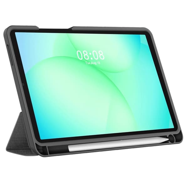 Tech-Protect Galaxy Tab A9 Plus Etui Lærred - Kul Grå Grå