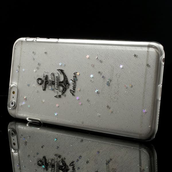 Glittery BaksideSkal till Apple iPhone 6(S) Plus - Anchor Transparent