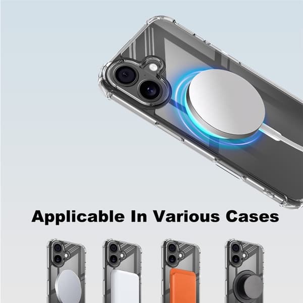 IMAK Mobilskal till iPhone 17 MagSafe Shockproof - Clear Transparent