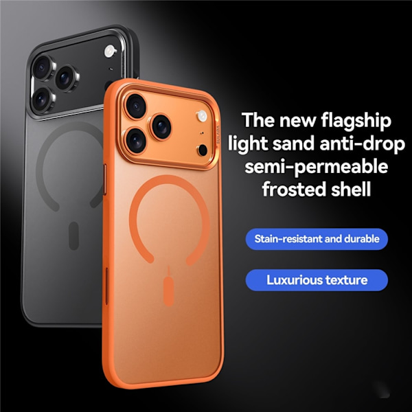 SULADA Mobilskal till iPhone 17 Pro MagSafe PC+TPU - Grå Grå