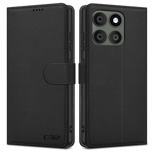 Tech-Protect Plånboksfodral för Motorola Edge 60 Pro - Svart