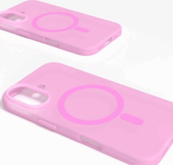 Puro Mobilskal till iPhone 16 Magsafe Daylight Silikon - Rosa Rosa