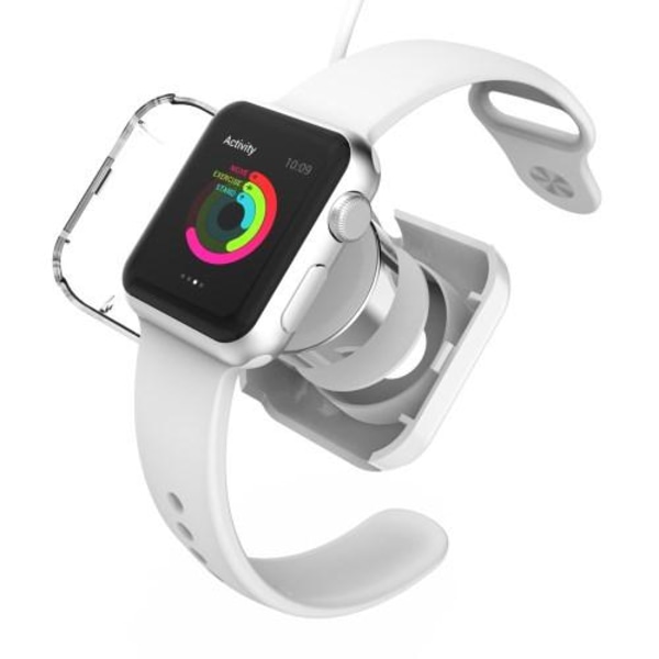 VCOER Skyddande laddningsskal till Apple Watch 38mm / 42mm - Vit Vit