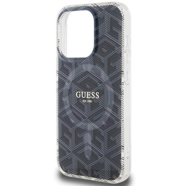 Guess iPhone 15 Pro Max Mobilskal Magsafe IML GCube - Svart