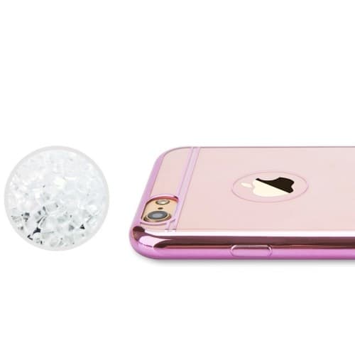 ToTu Simple Series Electroplating Flexi Skal till Apple iPhone 6(S) Plus - Rose Roséguld
