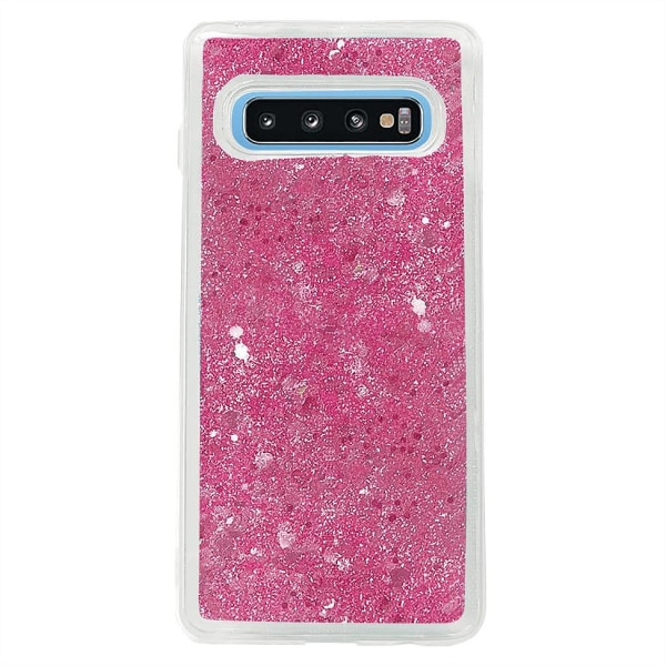 Glitter Cover til Samsung Galaxy S10 Plus - Pink Pink