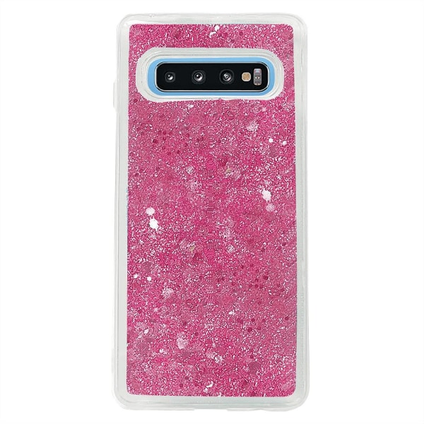 Glitter Skal till Samsung Galaxy S10 Plus - Rosa Pink