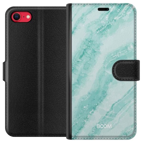 Plånboksfodral till Apple iPhone SE (2022) med Mint Marble