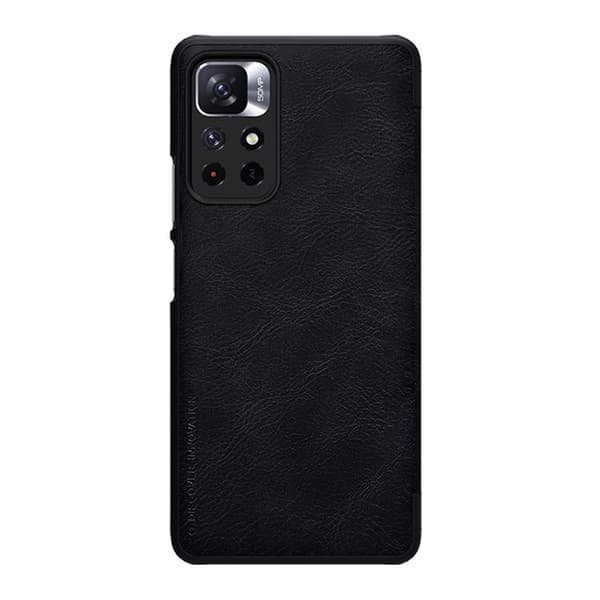 Nillkin Qin Plånboksfodral Xiaomi Poco M4 Pro 5G - Musta Black