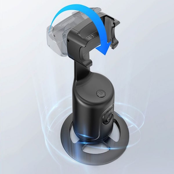 Inteligent selfiestick Stand med face-tracking - Svart Svart