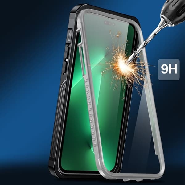 Mobilskal till iPhone 14 360 Premium Full - Svart Svart