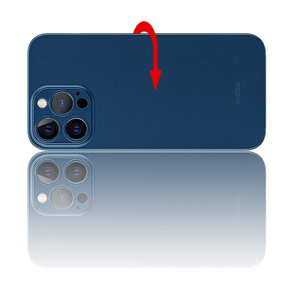 KZDOO Mobilskal till iPhone 15 Pro Max Frosted Air Skin - Blå Blå