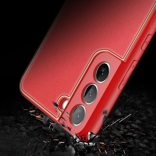 DUX DUCIS Galaxy S22 Plus Skal Yolo Elegant Läder - Röd