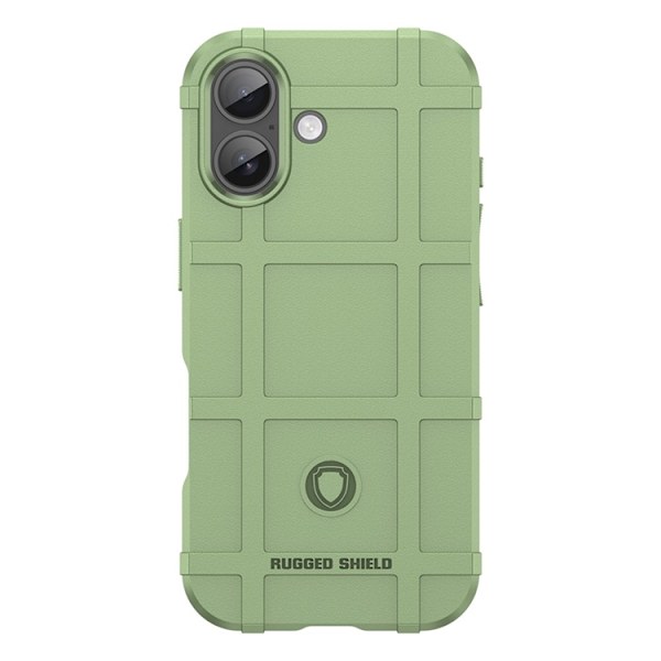 Mobilskal till iPhone 17 Grid Design Scratch-Proof Soft TPU - Grön Grön