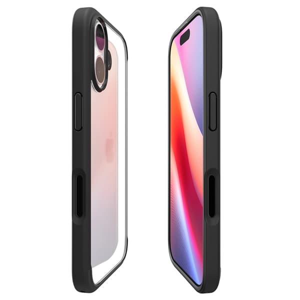 Spigen Telefontaske til iPhone 17 Ultra Hybrid - Mat Sort Svart